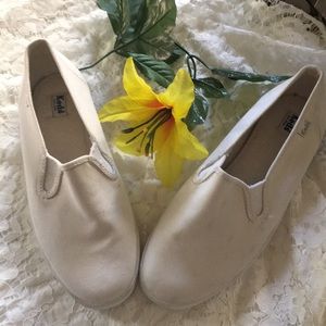 Keds White Slip On Sneakers